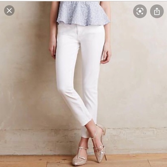 Ag Adriano Goldschmied Denim - Adriano Goldschmid White The Stevie Ankle Jean